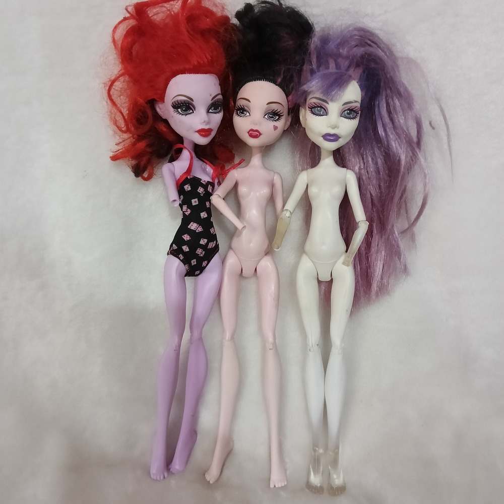 Monster High Doll Lot G1 Operetta Draculaura Spectra Vondergeist Parts OOAK